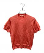 COMME des GARCONSコムデギャルソン）の古着「ポルカドットカットソー」｜ピンク