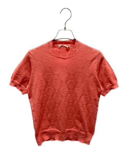 COMME des GARCONS（コムデギャルソン）COMME des GARCONS (コムデギャルソン) ポルカドットカットソー ピンク サイズ:記載無しの為実寸参照の古着・服飾アイテム