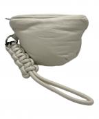 beautiful peopleビューティフルピープル）の古着「レザーポーチ」｜アイボリー