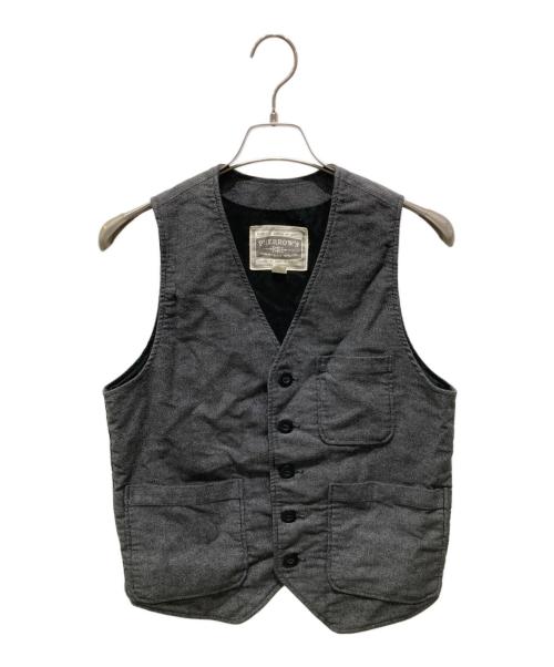 Pherrow's（フェローズ）PHERROW'S (フェローズ) ワークベスト グレー サイズ:38の古着・服飾アイテム