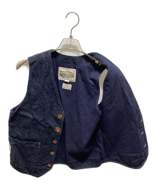 Pherrow's（フェローズ）Pherrow's (フェローズ) デニムワークベスト インディゴ サイズ:40の古着・服飾アイテム