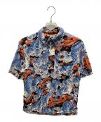 JELADOジェラード）の古着「Pullover B.D. Aloha Shirt」｜ブルー