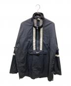 NIKEナイキ）の古着「ナイロンハーフジップ」｜ブラック