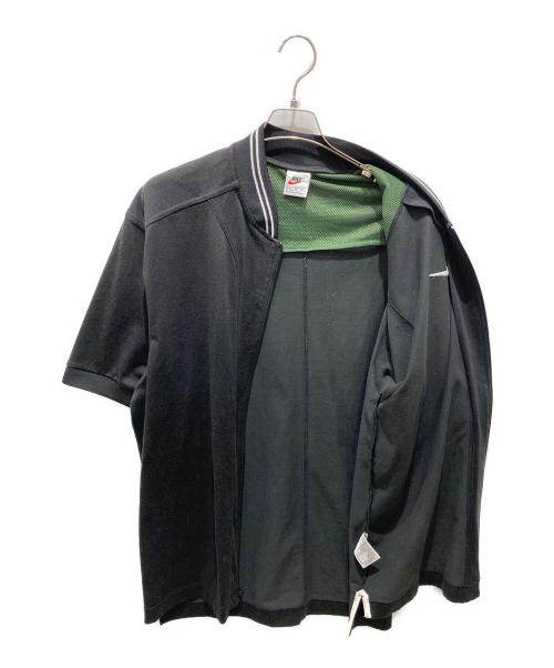 NIKE（ナイキ）NIKE (ナイキ) 半袖ジップシャツ ブラック サイズ:Mの古着・服飾アイテム