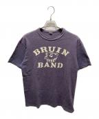 WAREHOUSEウエアハウス）の古着「プリントTシャツ」｜ネイビー