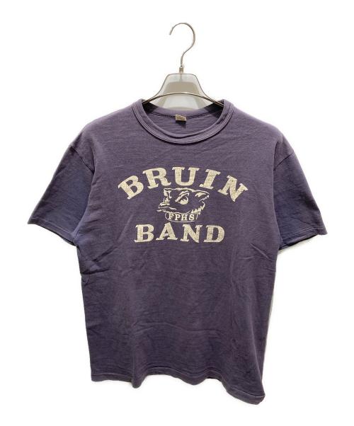 WAREHOUSE（ウエアハウス）WAREHOUSE (ウエアハウス) プリントTシャツ ネイビー サイズ:XLの古着・服飾アイテム