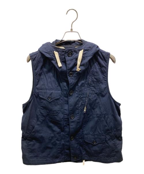 Engineered Garments（エンジニアドガーメンツ）Engineered Garments (エンジニアードガーメンツ) フーデッドベスト ネイビー サイズ:Lの古着・服飾アイテム