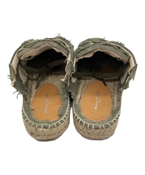 Maison Margiela（メゾンマルジェラ）Maison Margiela (メゾンマルジェラ) エスパドリーユスニーカー グリーン サイズ:37の古着・服飾アイテム