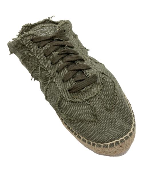 Maison Margiela（メゾンマルジェラ）Maison Margiela (メゾンマルジェラ) エスパドリーユスニーカー グリーン サイズ:37の古着・服飾アイテム