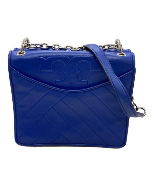 TORY BURCH（トリーバーチ）TORY BURCH (トリーバーチ) チェーンショルダーバッグ ブルーの古着・服飾アイテム
