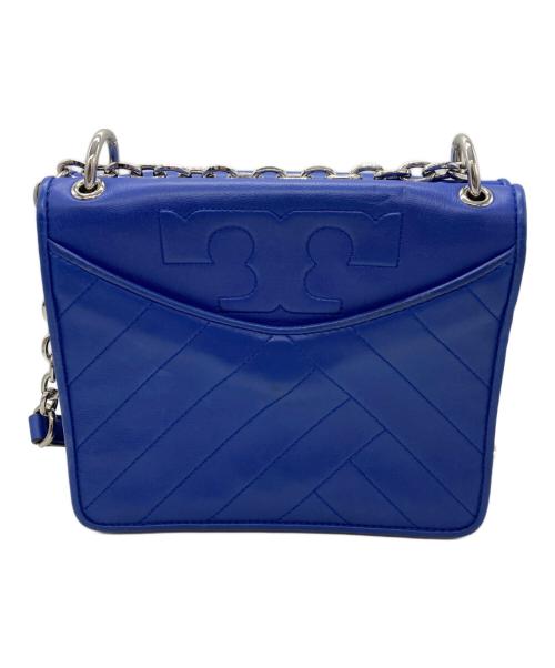 TORY BURCH（トリーバーチ）TORY BURCH (トリーバーチ) チェーンショルダーバッグ ブルーの古着・服飾アイテム