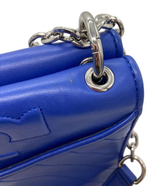 TORY BURCH（トリーバーチ）TORY BURCH (トリーバーチ) チェーンショルダーバッグ ブルーの古着・服飾アイテム