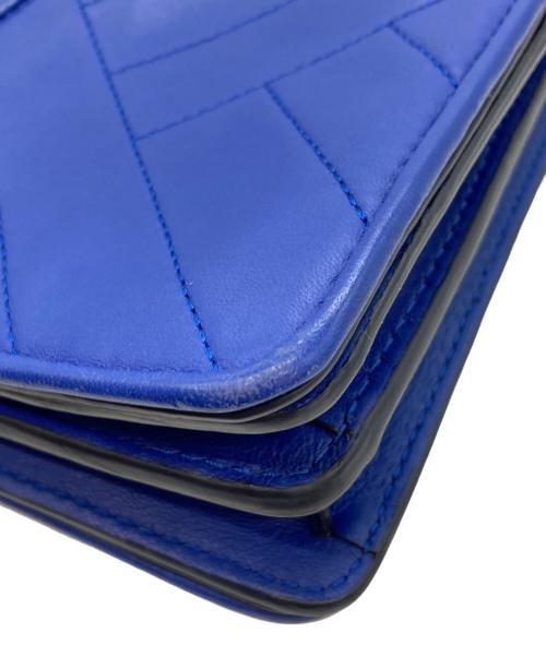 TORY BURCH（トリーバーチ）TORY BURCH (トリーバーチ) チェーンショルダーバッグ ブルーの古着・服飾アイテム