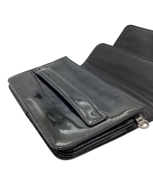 MARC JACOBS（マークジェイコブス）MARC JACOBS (マークジェイコブス) パテント レザー 2way クロスボディ ショルダーバッグ ブラックの古着・服飾アイテム