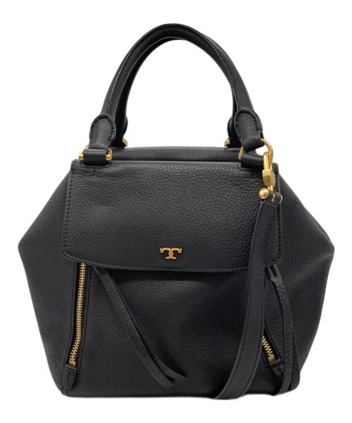 TORY BURCH（トリーバーチ）TORY BURCH (トリーバーチ) ハーフムーン2WAYショルダーバッグ ブラックの古着・服飾アイテム