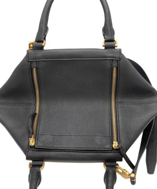 TORY BURCH（トリーバーチ）TORY BURCH (トリーバーチ) ハーフムーン2WAYショルダーバッグ ブラックの古着・服飾アイテム