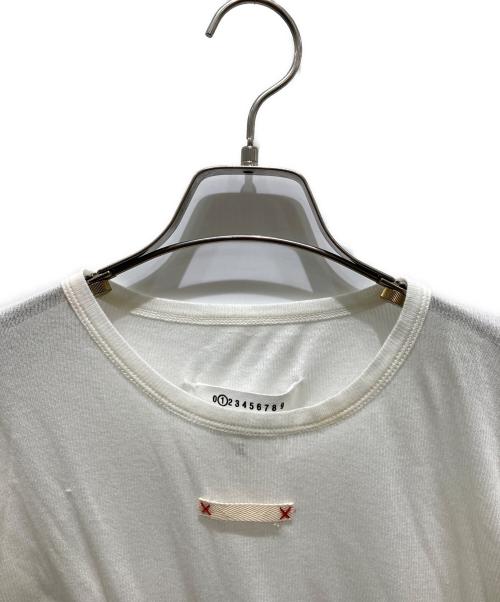 Maison Margiela（メゾンマルジェラ）Maison Margiela (メゾンマルジェラ) シルクブレンドS/Sカットソー ベージュ サイズ:1の古着・服飾アイテム