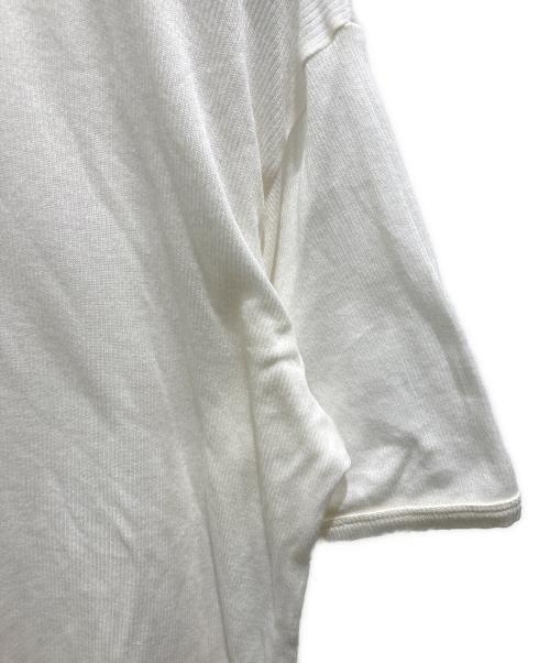 Maison Margiela（メゾンマルジェラ）Maison Margiela (メゾンマルジェラ) シルクブレンドS/Sカットソー ベージュ サイズ:1の古着・服飾アイテム