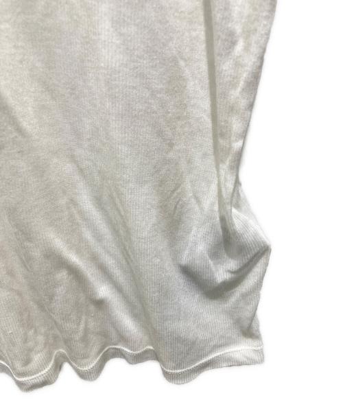 Maison Margiela（メゾンマルジェラ）Maison Margiela (メゾンマルジェラ) シルクブレンドS/Sカットソー ベージュ サイズ:1の古着・服飾アイテム