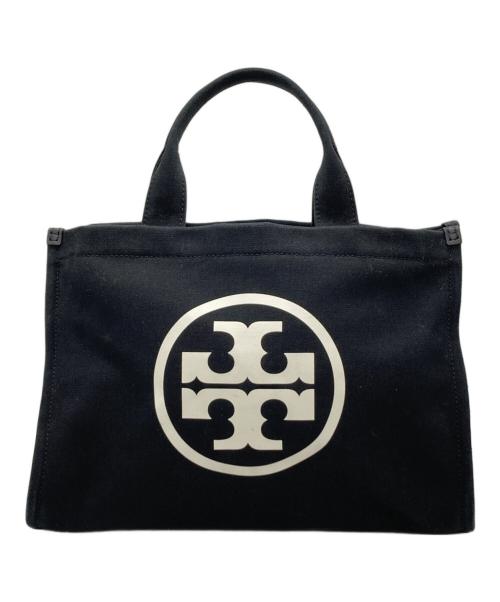 TORY BURCH（トリーバーチ）TORY BURCH (トリーバーチ) ELLA CANVAS MINI TOTE ブラックの古着・服飾アイテム