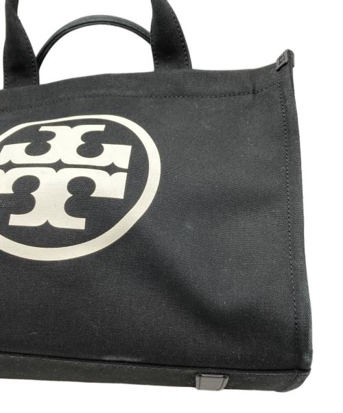 TORY BURCH（トリーバーチ）TORY BURCH (トリーバーチ) ELLA CANVAS MINI TOTE ブラックの古着・服飾アイテム
