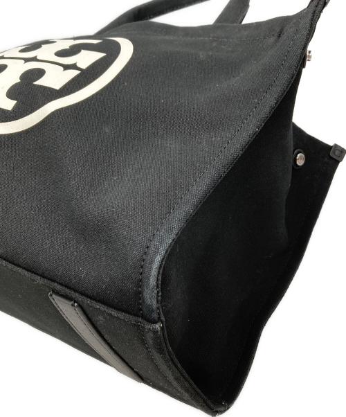 TORY BURCH（トリーバーチ）TORY BURCH (トリーバーチ) ELLA CANVAS MINI TOTE ブラックの古着・服飾アイテム