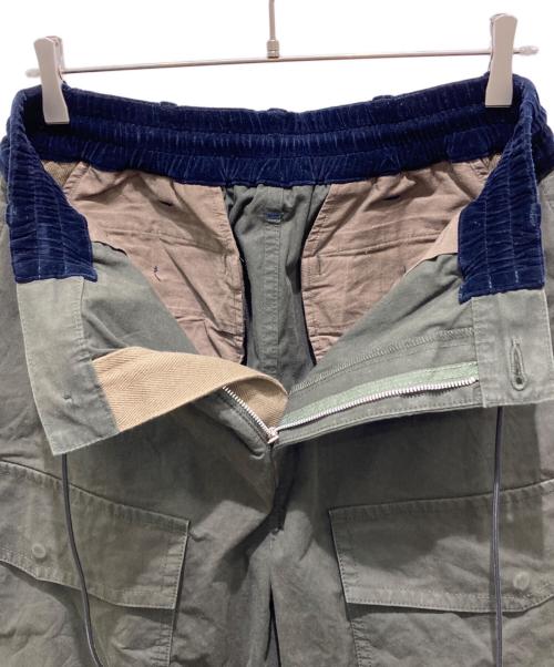 sacai（サカイ）sacai (サカイ) COTTON OXFORD PANTS カーキ サイズ:2の古着・服飾アイテム