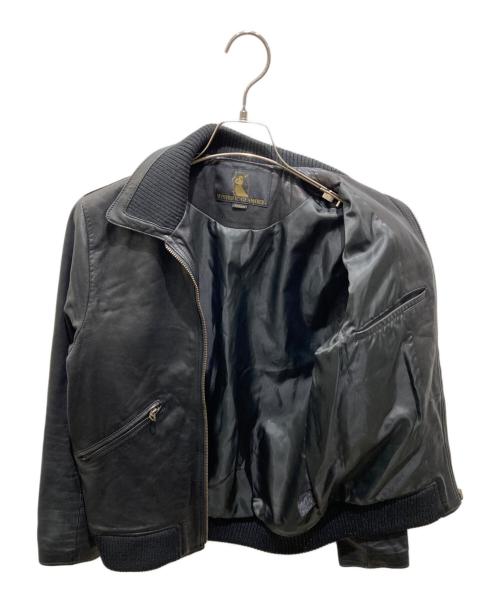 Hysteric Glamour（ヒステリックグラマー）Hysteric Glamour (ヒステリックグラマー) ゴートレザージャケット ブラック サイズ:Mの古着・服飾アイテム