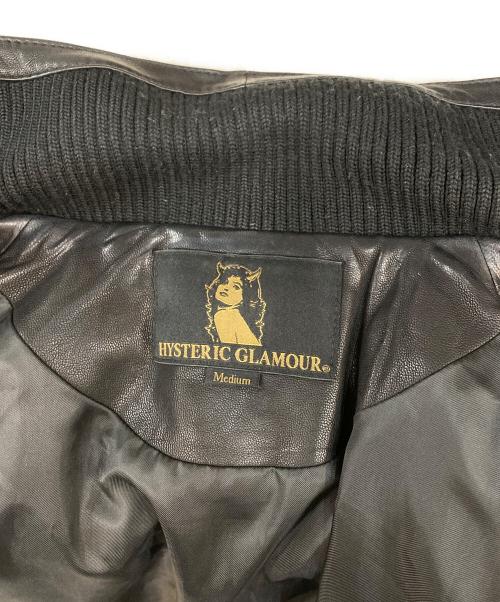 Hysteric Glamour（ヒステリックグラマー）Hysteric Glamour (ヒステリックグラマー) ゴートレザージャケット ブラック サイズ:Mの古着・服飾アイテム