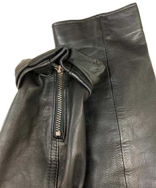 Hysteric Glamour（ヒステリックグラマー）Hysteric Glamour (ヒステリックグラマー) ゴートレザージャケット ブラック サイズ:Mの古着・服飾アイテム