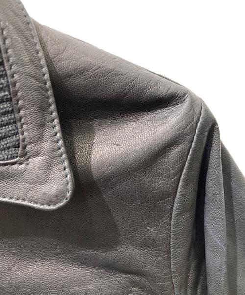 Hysteric Glamour（ヒステリックグラマー）Hysteric Glamour (ヒステリックグラマー) ゴートレザージャケット ブラック サイズ:Mの古着・服飾アイテム