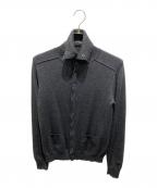 BALENCIAGAバレンシアガ）の古着「シルクブレンドカーディガン」｜グレー