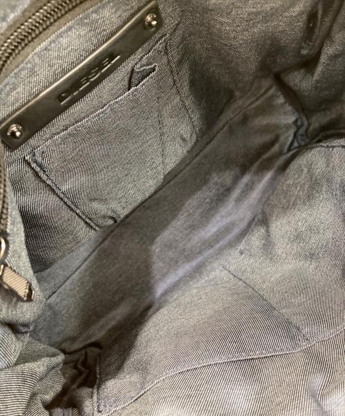 DIESEL（ディーゼル）DIESEL (ディーゼル) 2WAYナイロンショルダーバッグ ブラックの古着・服飾アイテム