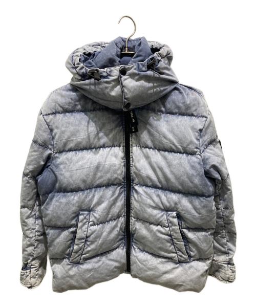 DIESEL（ディーゼル）DIESEL (ディーゼル) W-EVACID Down Jacket インディゴ サイズ:XSの古着・服飾アイテム