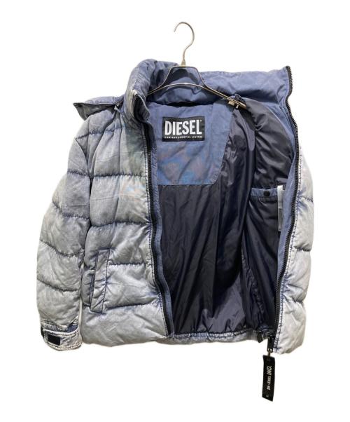 DIESEL（ディーゼル）DIESEL (ディーゼル) W-EVACID Down Jacket インディゴ サイズ:XSの古着・服飾アイテム