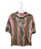 DIESELディーゼル）の古着「T-WASh-L2」｜ピンク×カーキ
