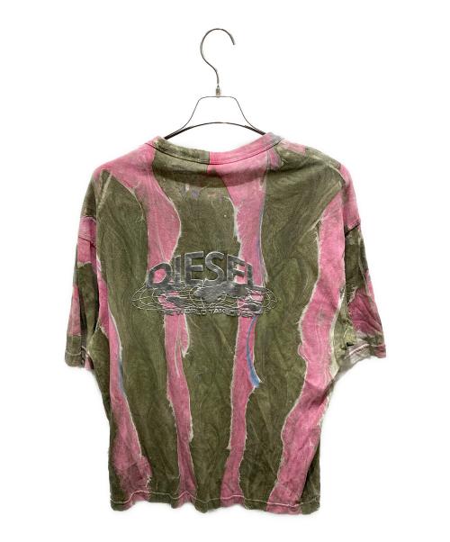 DIESEL（ディーゼル）DIESEL (ディーゼル) T-WASh-L2 ピンク×カーキ サイズ:Sの古着・服飾アイテム