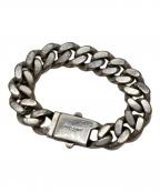 Saint Laurent Parisサンローランパリ）の古着「Silver-Tone Bracelet」｜シルバー