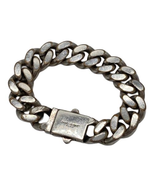 Saint Laurent Paris（サンローランパリ）Saint Laurent Paris (サンローランパリ) Silver-Tone Bracelet シルバーの古着・服飾アイテム