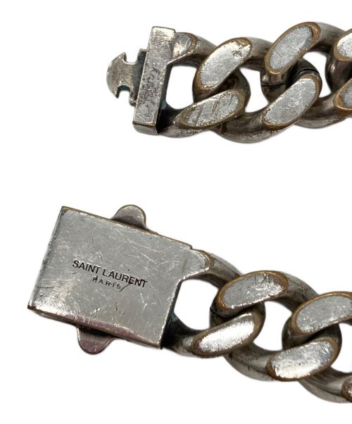 Saint Laurent Paris（サンローランパリ）Saint Laurent Paris (サンローランパリ) Silver-Tone Bracelet シルバーの古着・服飾アイテム