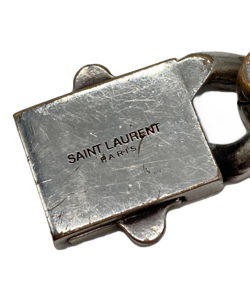 Saint Laurent Paris（サンローランパリ）Saint Laurent Paris (サンローランパリ) Silver-Tone Bracelet シルバーの古着・服飾アイテム