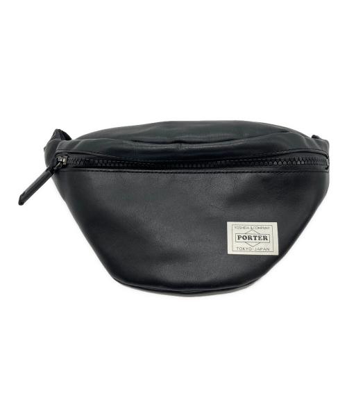 PORTER（ポーター）PORTER (ポーター) ウエストバッグ ブラックの古着・服飾アイテム
