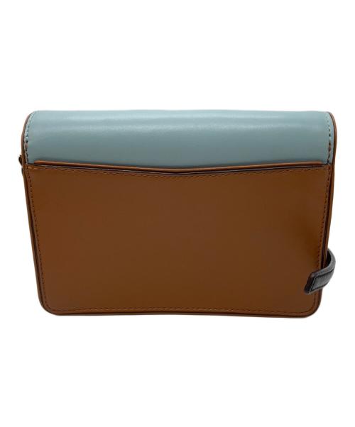 Kate Spade（ケイトスペード）Kate Spade (ケイトスペード) ショルダーバッグ ブラウン×ブルーの古着・服飾アイテム