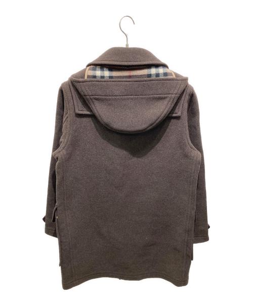 BURBERRY LONDON（バーバリーロンドン）BURBERRY LONDON (バーバリーロンドン) フーデッドダッフルコート ブラウン サイズ:52の古着・服飾アイテム