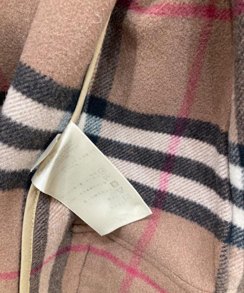BURBERRY LONDON（バーバリーロンドン）BURBERRY LONDON (バーバリーロンドン) フーデッドダッフルコート ブラウン サイズ:52の古着・服飾アイテム