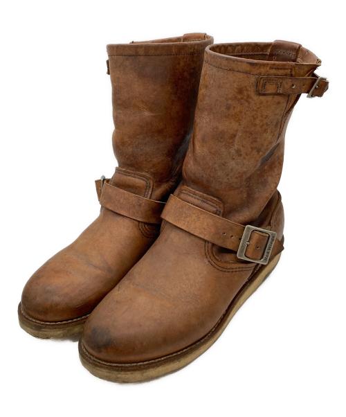 RED WING（レッドウィング）RED WING (レッドウィング) エンジニアブーツ ブラウン サイズ:US8.5の古着・服飾アイテム