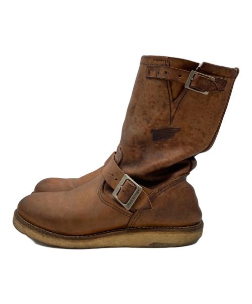 RED WING（レッドウィング）RED WING (レッドウィング) エンジニアブーツ ブラウン サイズ:US8.5の古着・服飾アイテム