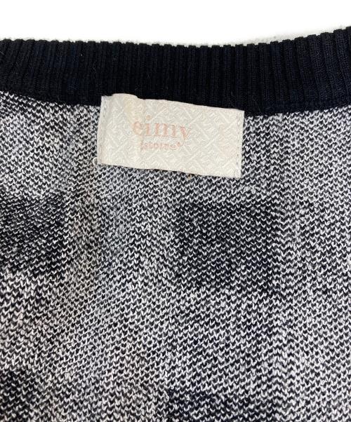 eimy istoire（エイミーイストワール）eimy istoire (エイミーイストワール) ニットセット ブラック×ホワイト サイズ:Fの古着・服飾アイテム