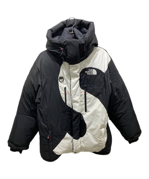 THE NORTH FACE（ザ ノース フェイス）THE NORTH FACE (ザ ノース フェイス) SUPREME (シュプリーム) S Logo Himalayan Parka ブラック×ホワイト サイズ:Lの古着・服飾アイテム