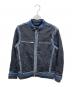 DIESEL（ディーゼル）の古着「シングルライダースジャケット」｜ブラック×インディゴ
